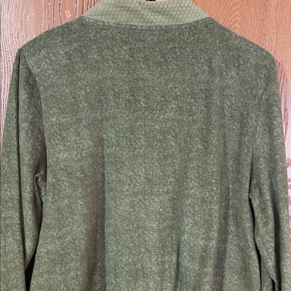 Stan Herman - Women's Green Zip-Up Sweater - Picture 6 of 6
